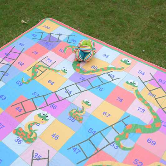 Snakes and Ladders Picnic Mat