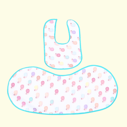 Snails-Print-Burp-Cloth-and-Bib-Combo-Large