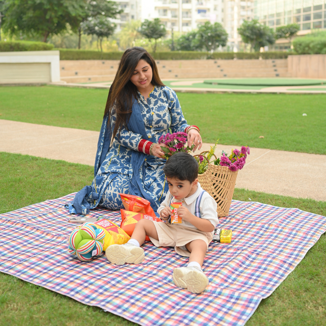 Checked Print Picnic Mats