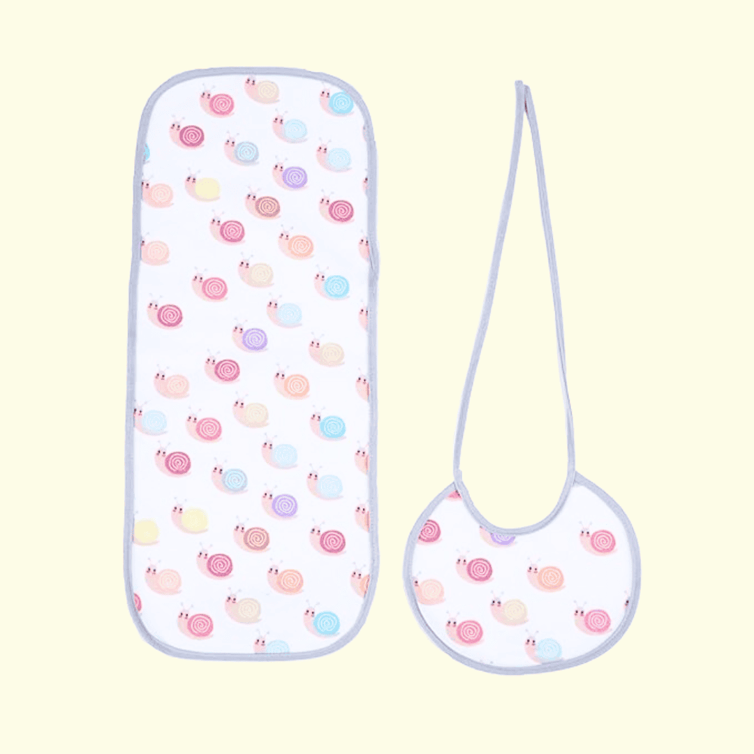 Snails-Print-Burp-Cloth-and-Bib-Combo-Small