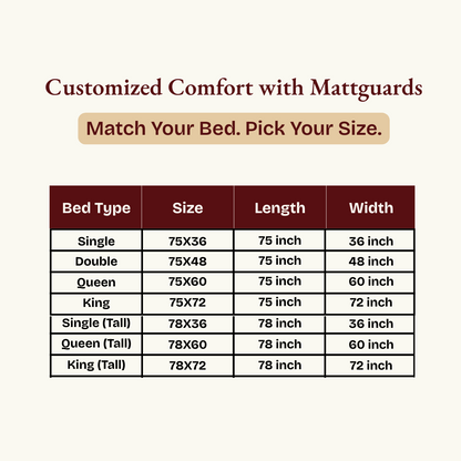Terry Elastic Maroon Mattress Protector