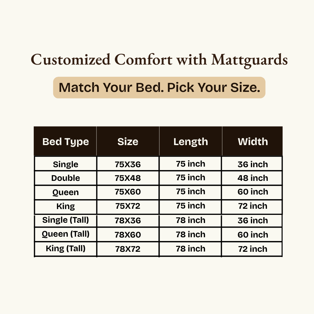 Lycra Brown Mattress Protector