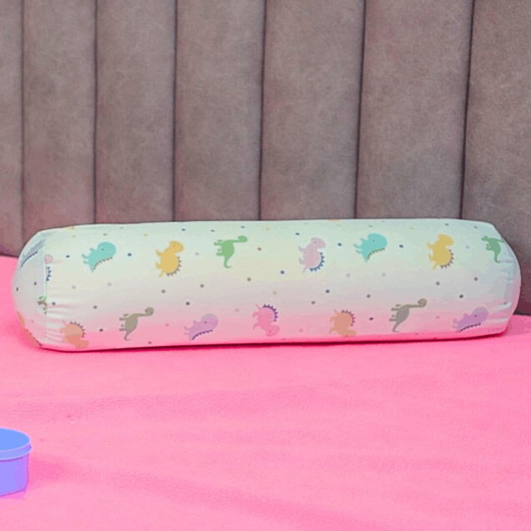 Dinosaur Print Cuddle Bolster Pillow