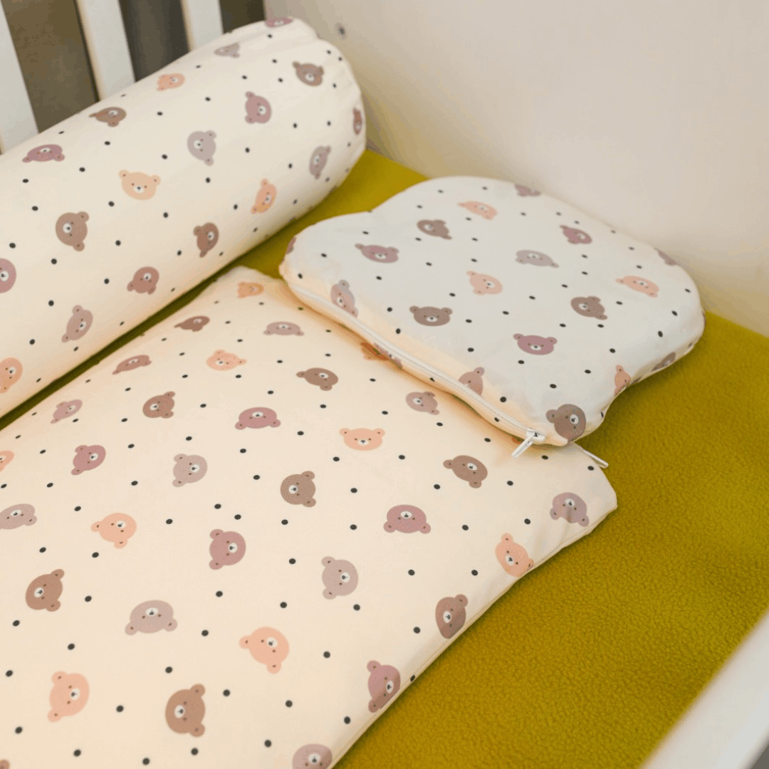 Bear Print Full Size Wedge Pillow