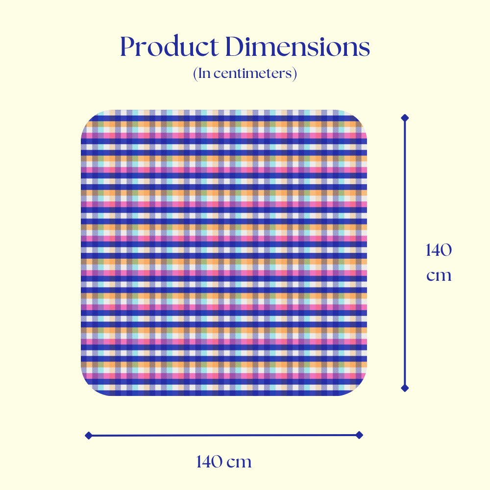 Check Print Picnic Mat