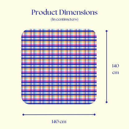 Check Print Picnic Mat