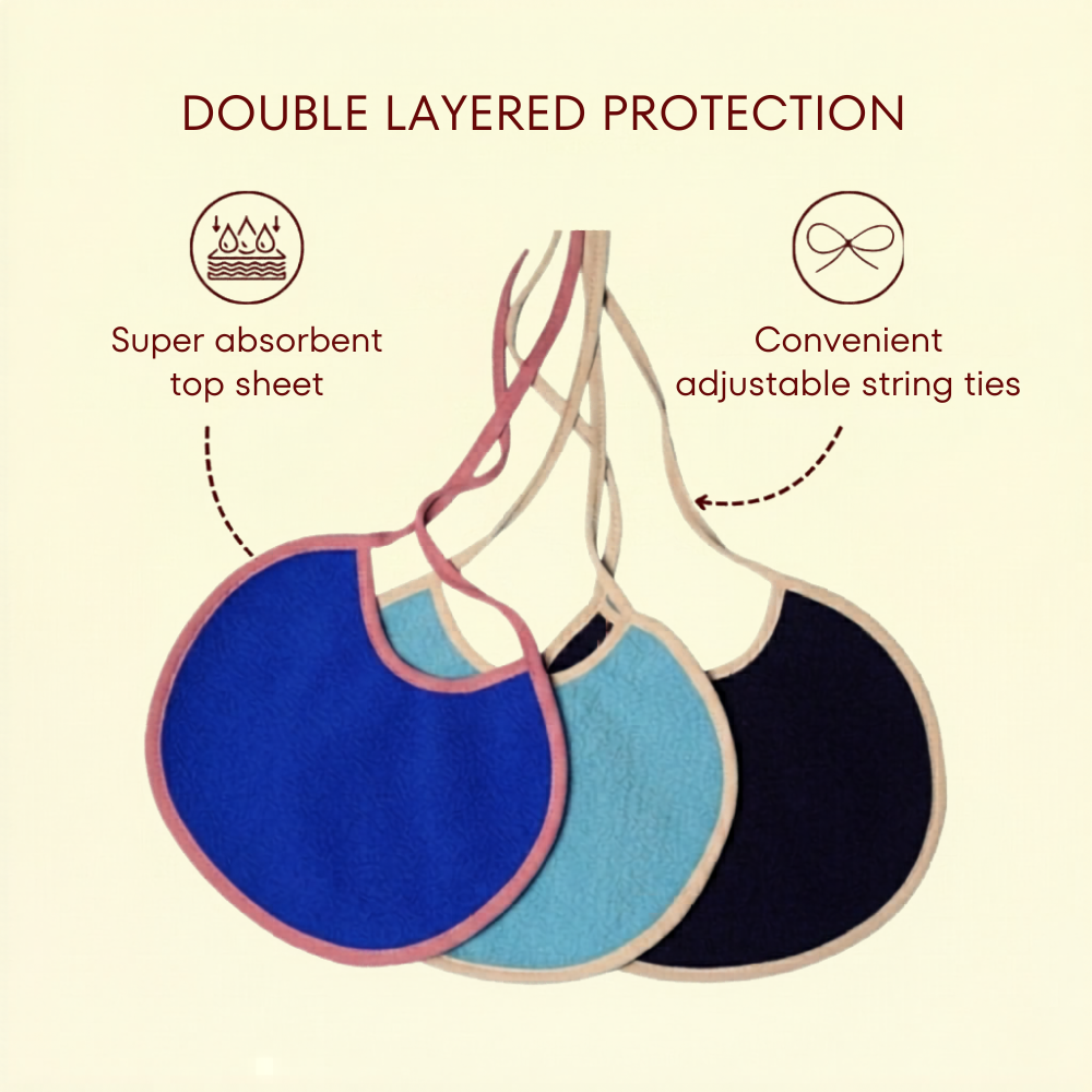Royal Blue + Firoza + Dark Blue - Absorbent (Pack of 3) | Medium