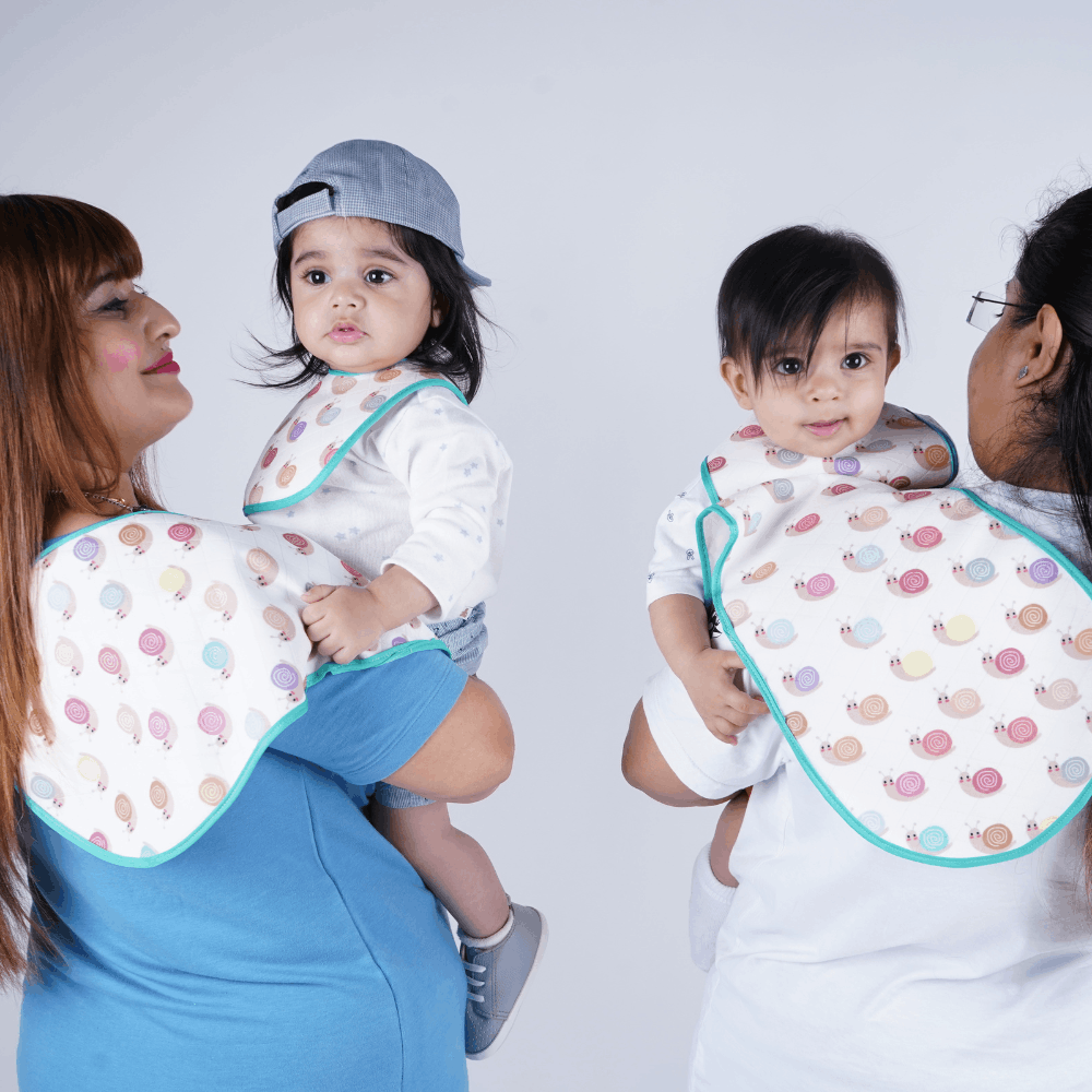 Happy Matty New Baby Burp Sheet Large ( Pack Of 3)