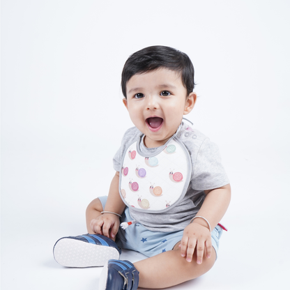 Jungle Print, Nautical Print & Snail Bibs Sheet Medium (Pack of 3)