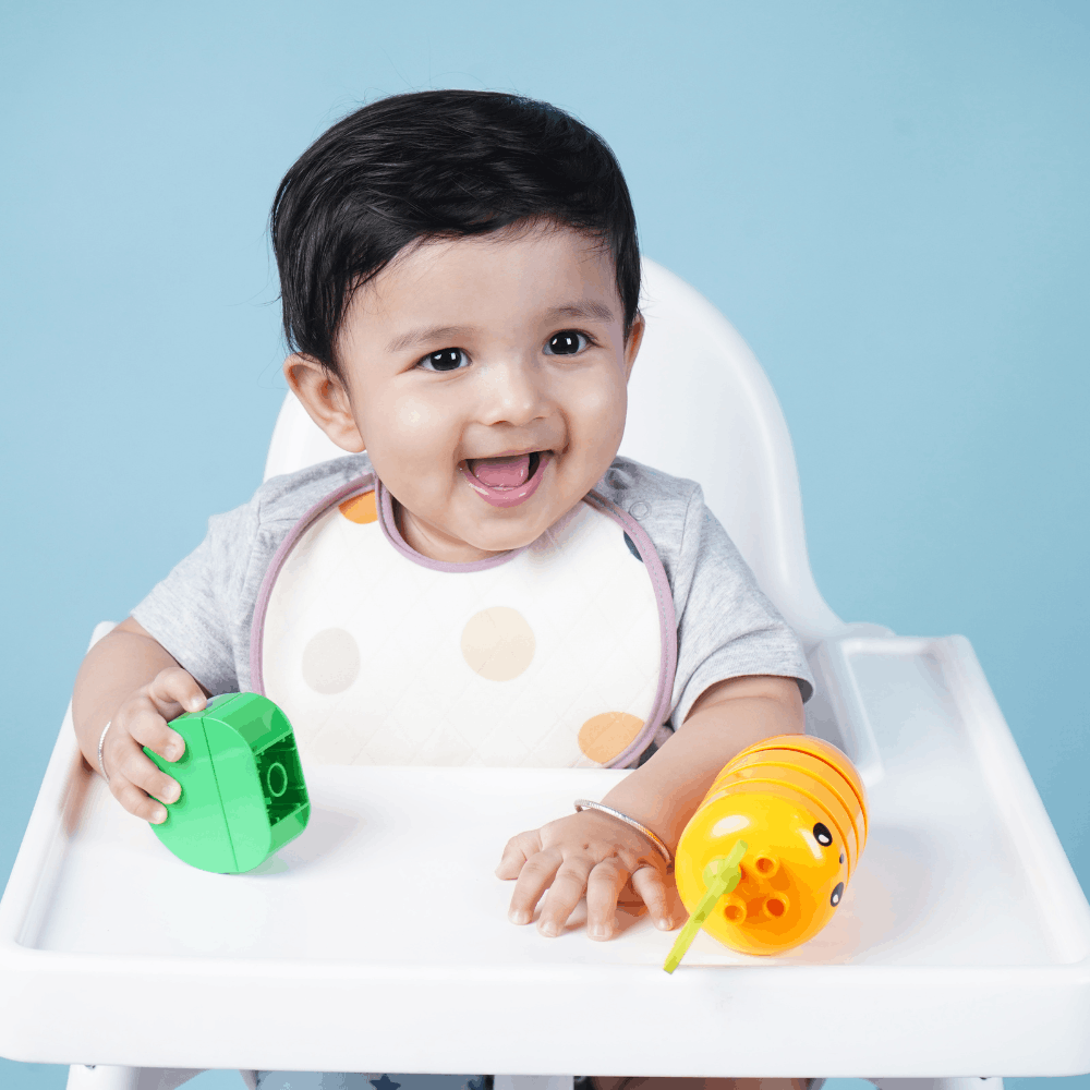 Happy Matty Polka Dot Burp & Bib Sheet Medium