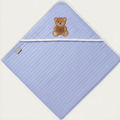 Baby Blue Hug Me Hooded Towel