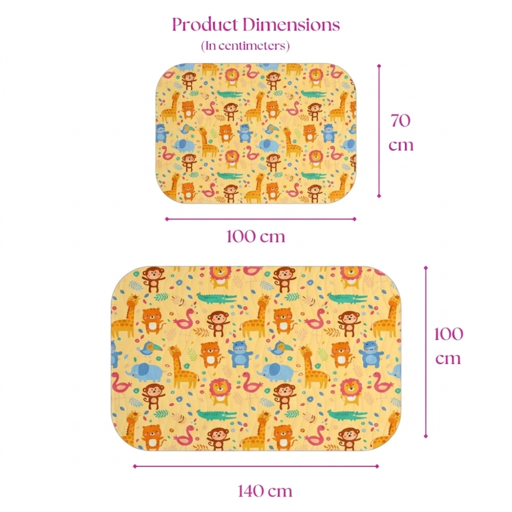 Animal Print Crib Sheet