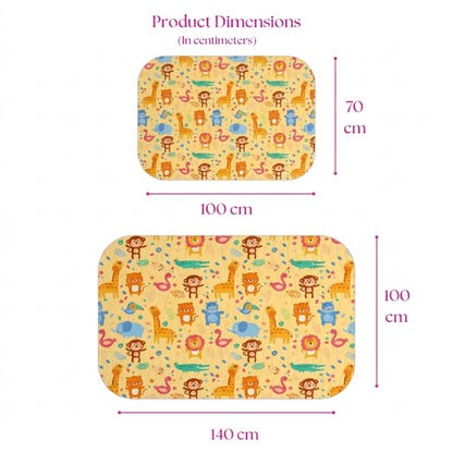 Animal Print Crib Sheet