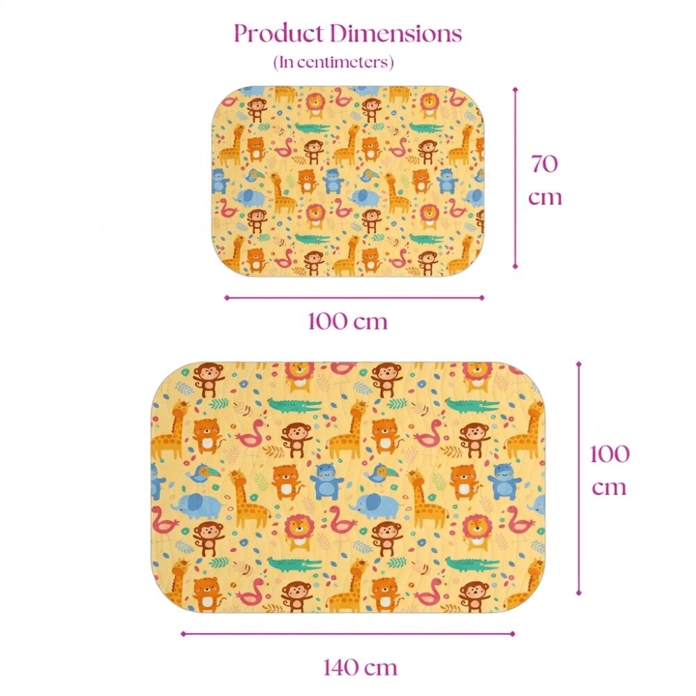Animal Print Crib Sheet
