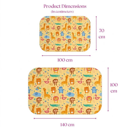 Animal Print Crib Sheet