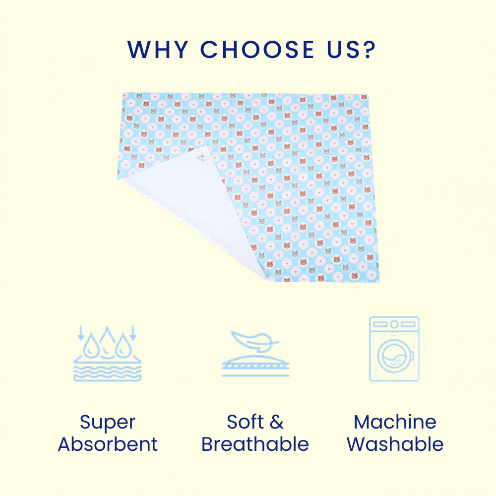Teddy Print Crib Sheet