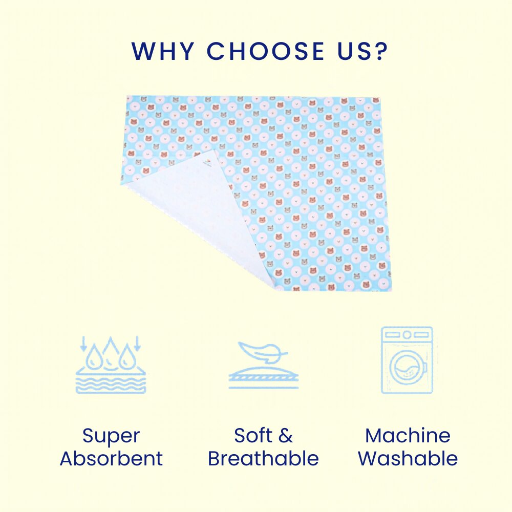 Teddy Print Crib Sheet