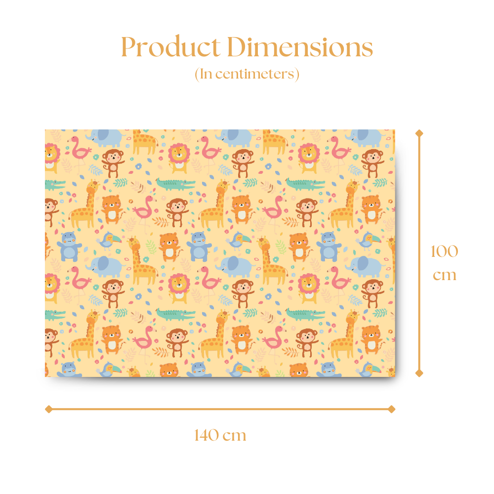 Animal Print Crib Sheet