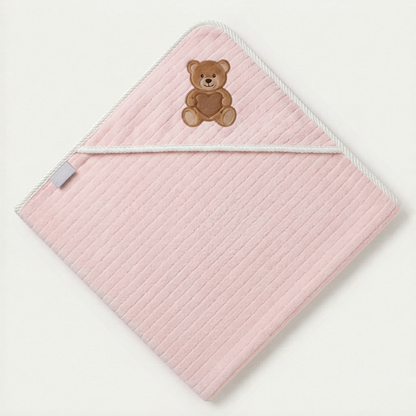 Baby Pink Hug Me Hooded Towel