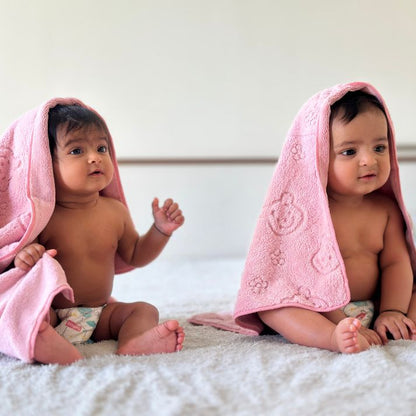 Baby Pink Teddy Towel