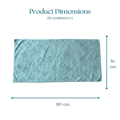 Sky Blue Teddy Towel