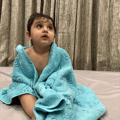 Sky Blue Teddy Towel