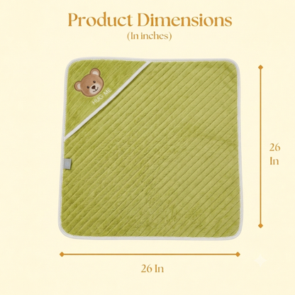 Light Green Hug Me Hooded Towel