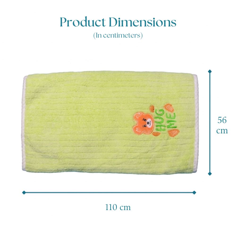 Green Hug Me Towel