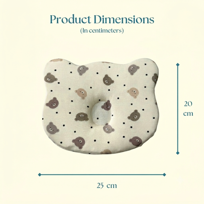 Bear Print Cloud Head Pillow