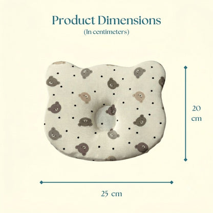 Bear Print Cloud Head Pillow