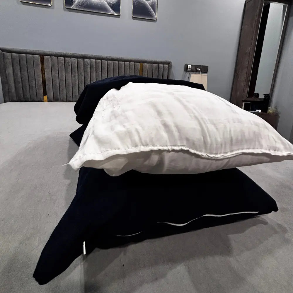 Navy Blue Pillow Protector (Pack Of 2)