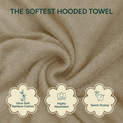 Brown Teddy Hooded Towel