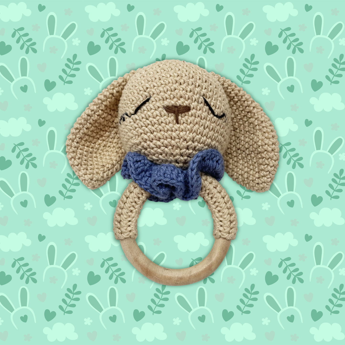 Bunny Crochet Rattle