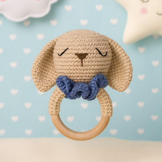 Bunny Crochet Rattle