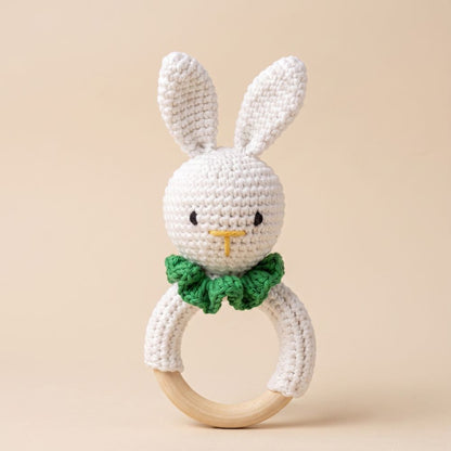 Crochet Bunny Baby Rattle