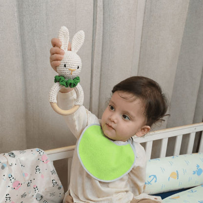 Crochet Bunny Baby Rattle