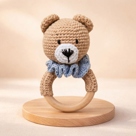 Crochet Giraffe Baby Rattle