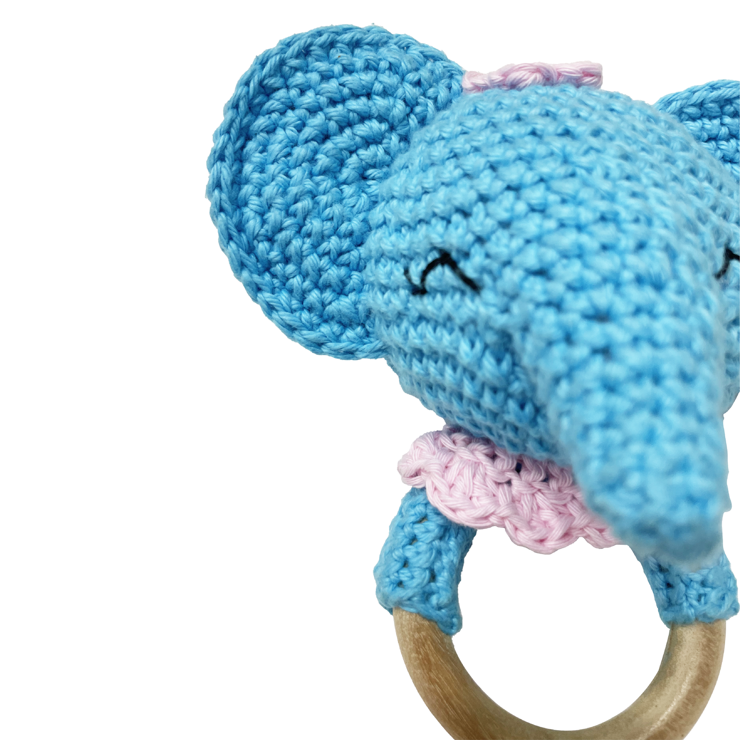 Elephant Crochet Rattle