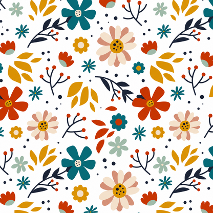 Floral Print Premium Matty