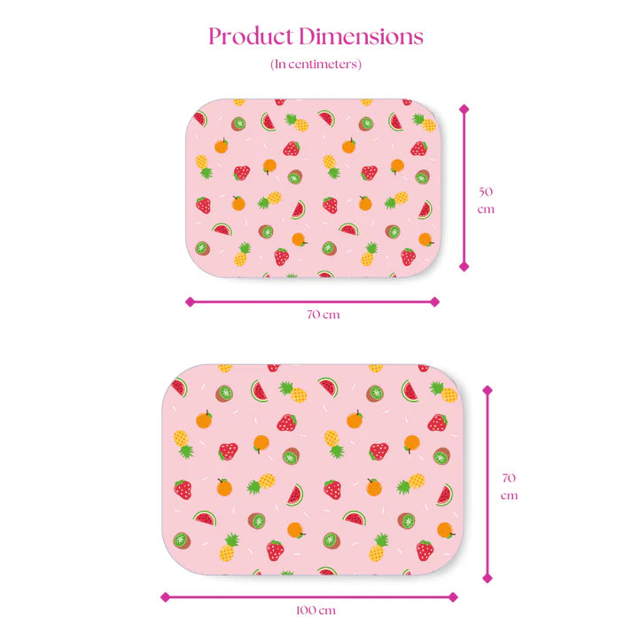 Fruits & Car Print Premium Matty Combo