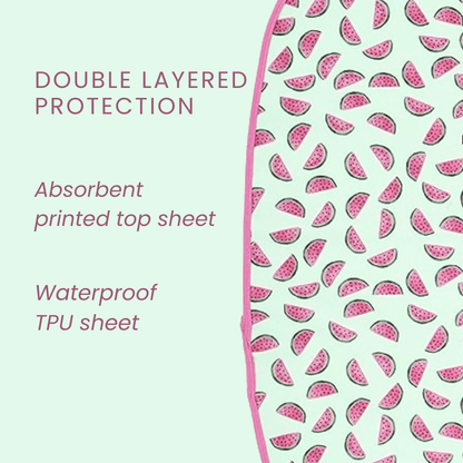 Watermelon-Print-Large-Burp-Cloth-Product-Features