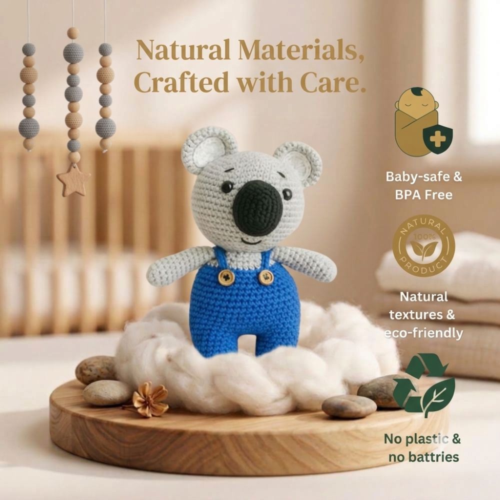 Handmade Crochet Koala Plush Toy