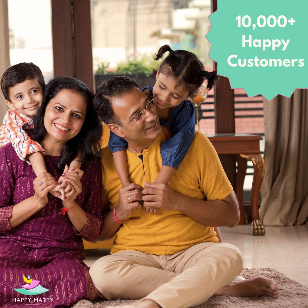 Happy Matty waterproof mattress protector trusted by over 10,000 happy customers