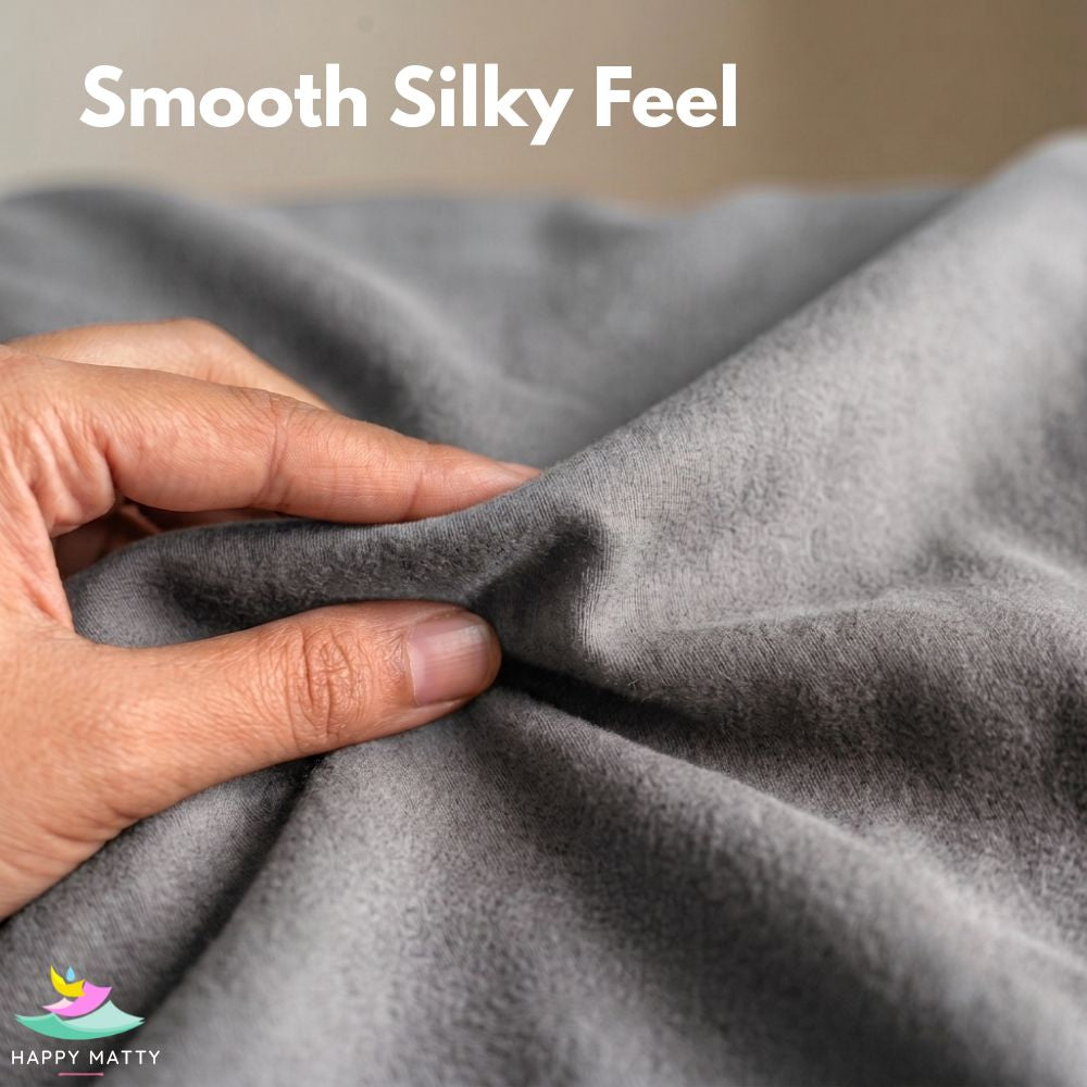 Waterproof Smooth Fit Mattress Protector (Grey)