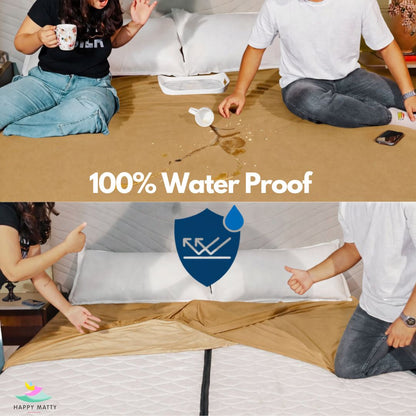 Waterproof Smooth Fit Mattress Protector (Camel)