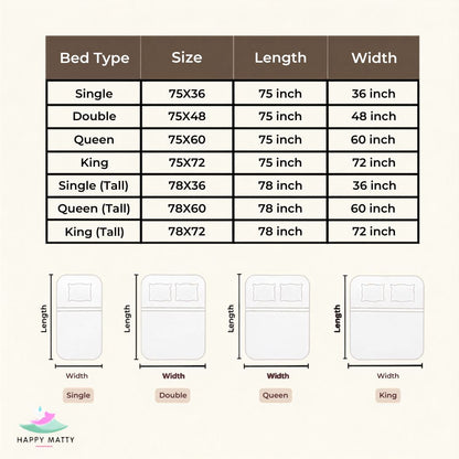 Waterproof Smooth Fit Mattress Protector (White)