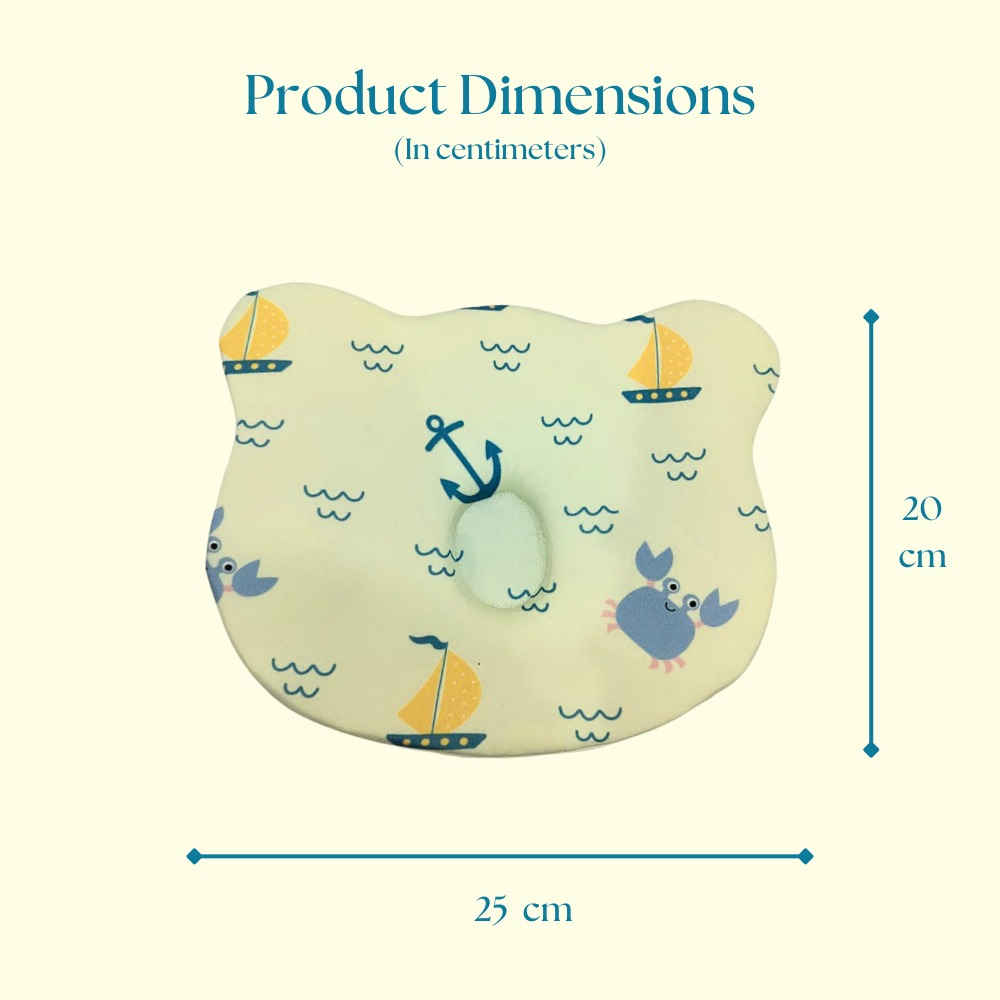 Nautical Print Cloud Head Pillow
