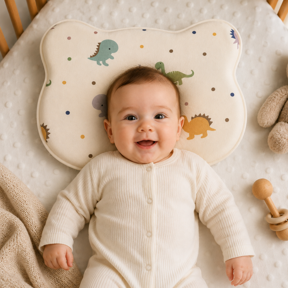 Dinosaur Print Cloud Head Pillow