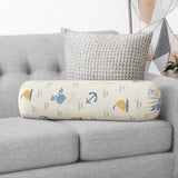 Nautical Print Cuddle Bolster Pillow