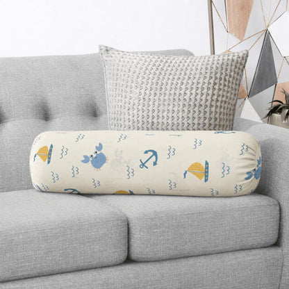 Nautical Print Cuddle Bolster Pillow